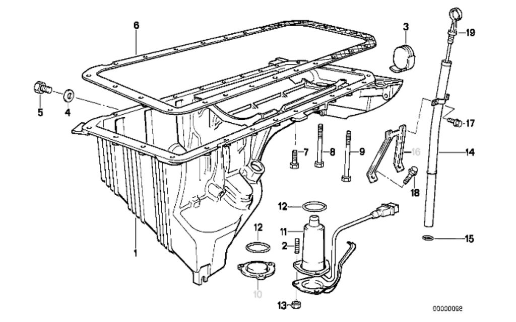 Oil level sensor location? BimmerFest BMW Forum